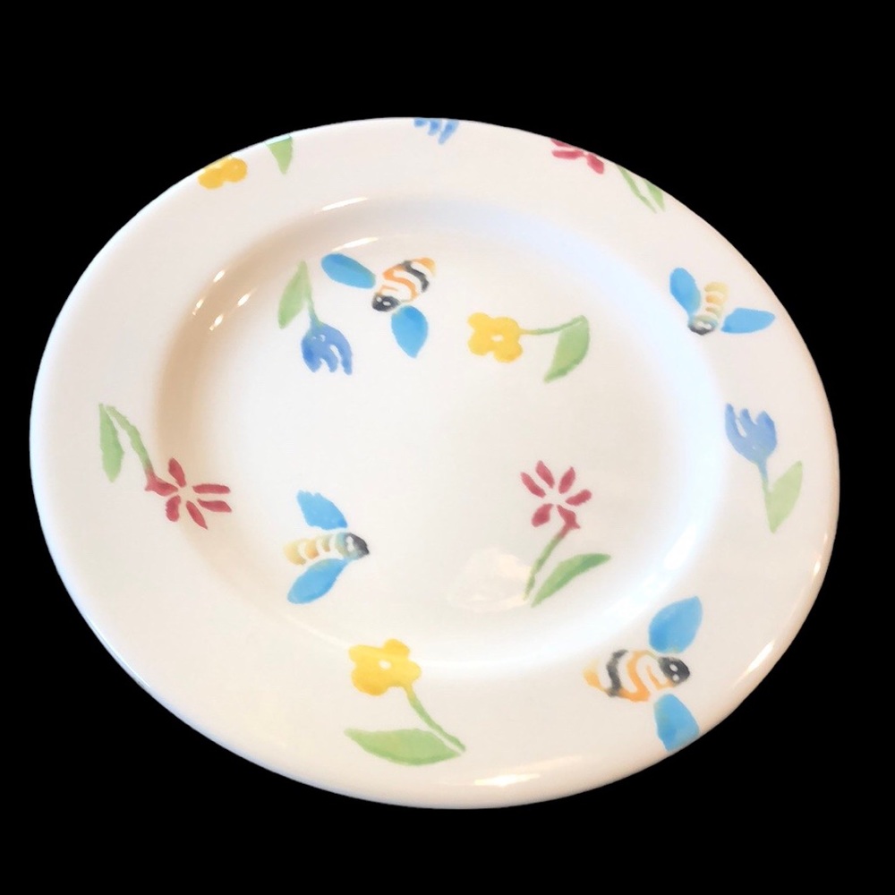 Set of 2 Tre Ci High Strength Earthenware salad Plates